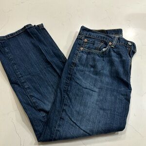 Levi’s 514 blue jeans